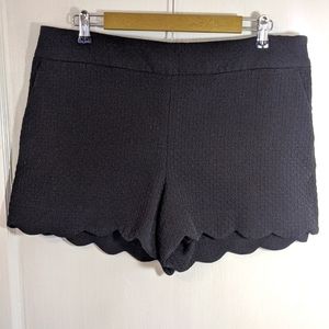 Loft Scalloped Shorts